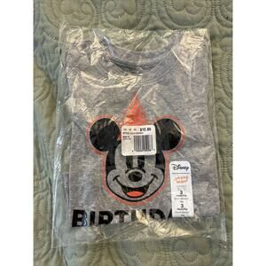 New Baby Boy 3 Month Mickey Mouse Birthday Boy Tshirt